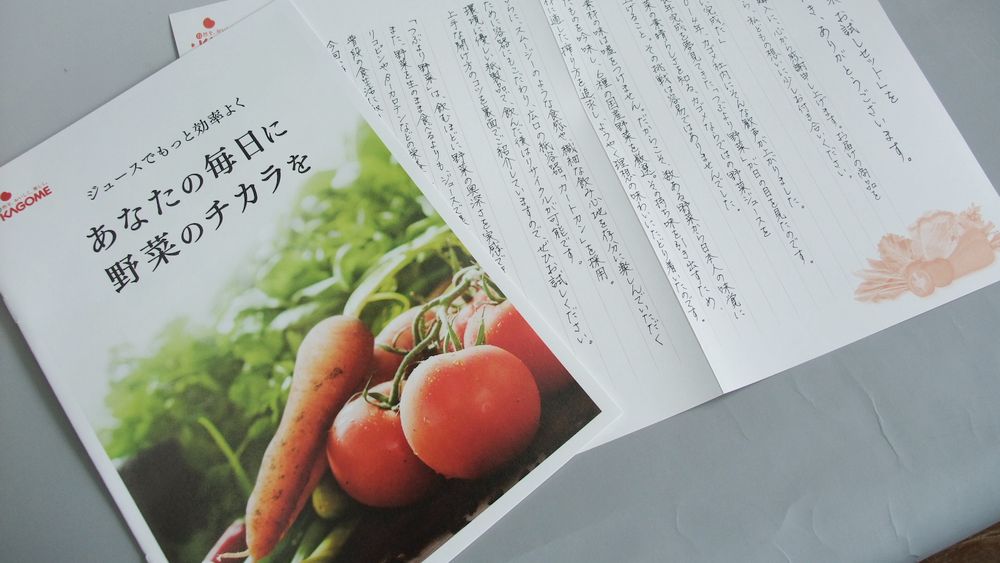 つぶより野菜パンフレット