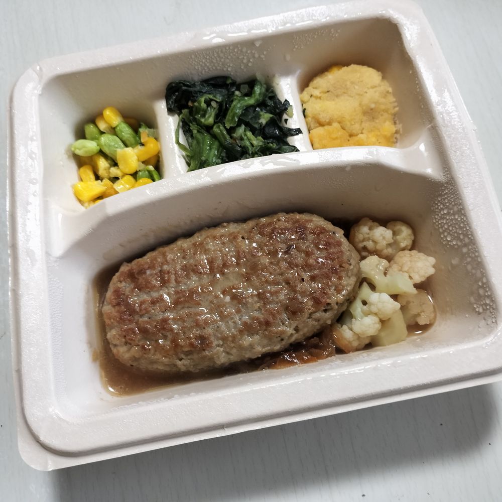 nash冷凍宅配弁当(ハンバーグ)